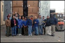 Group photo of volunteers.