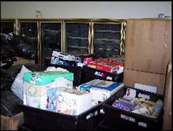 Donations from Oregon for the Katrina victims.